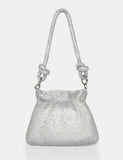 The Lake Silver Diamante Mini Bag