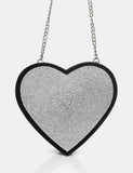 The Phillippa Black PU Diamante Bag