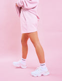 Kaiia Sweat Shorts Baby Pink