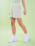 Kaiia Logo Sweat Shorts Light Green