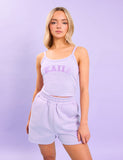 Kaiia Logo Cami Vest Top Lilac